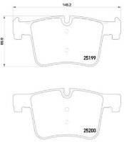 Комплект тормозных колодок Brembo P 06 075X фото №2 — интернет-магазин Desire.md