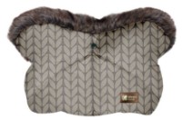 Mufă cărucior Kikka Boo Shiny Nylon Snow Braids (31108040100)