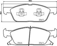 Set placute frână Brembo P 24 188 imaginea #2 — magazin online Desire.md