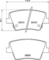 Комплект тормозных колодок Brembo P 30 117 фото №2 — интернет-магазин Desire.md