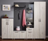 Шкаф Ambianta Bruno 600x355x1950mm Grafit фото №3 — интернет-магазин Desire.md