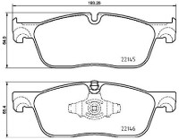 Set placute frână Brembo P 44 026 imaginea #2 — magazin online Desire.md