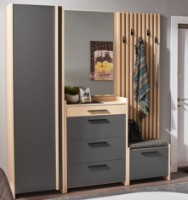 Зеркало Ambianta Solaris 1070x20x800mm Cremona-Grafit фото №3 — интернет-магазин Desire.md