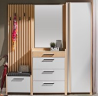 Обувница Ambianta Solaris 1089x352x800mm Cremona-Alb фото №2 — интернет-магазин Desire.md