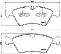 Set placute frână Brembo P 50 063 imaginea #2 — magazin online Desire.md