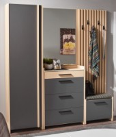 Cuier Ambianta Solaris 1680x80x600mm Cremona-Grafit imaginea #3 — magazin online Desire.md