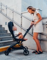 Carucior Momi Adelle Black Black imaginea #2 — magazin online Desire.md