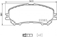 Комплект тормозных колодок Brembo P 56 099 фото №2 — интернет-магазин Desire.md