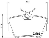 Комплект тормозных колодок Brembo P 59 041 фото №2 — интернет-магазин Desire.md