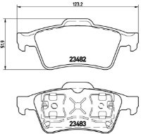 Комплект тормозных колодок Brembo P 59 044 фото №2 — интернет-магазин Desire.md