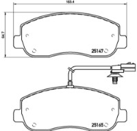 Set placute frână Brembo P 68 062 imaginea #2 — magazin online Desire.md