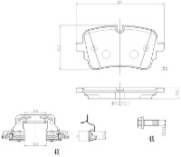 Set placute frână Brembo P 85 190 imaginea #2 — magazin online Desire.md