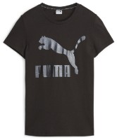 Tricou de dame Puma Classics Logo Tee (S) Puma Black/Shimmer XL