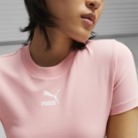 Tricou de dame Puma Classics Slim Tee Peach Smoothie M imaginea #3 — magazin online Desire.md