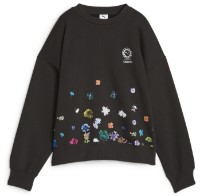 Hanorac de dama Puma X Liberty Oversized Crew Fl Puma Black L