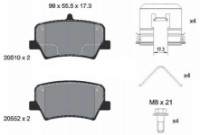Set placute frână TEXTAR 2051001 imaginea #2 — magazin online Desire.md