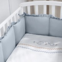 Lenjerie de pat pentru copii Perina Toys Sateen Collection (ТСK6-02.2) Aqua imaginea #8 — magazin online Desire.md