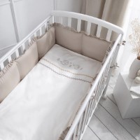 Lenjerie de pat pentru copii Perina Toys Sateen Collection (ТСK6-02.4) Sand imaginea #5 — magazin online Desire.md