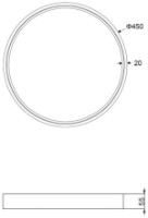 Потолочный светильник Trio Doha (641310208) фото №2 — интернет-магазин Desire.md