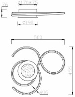 Управляемый LED светильник Trio Jive (623410231) фото №2 — интернет-магазин Desire.md