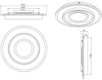 Corp de iluminat LED cu telecomandă Trio Jora Round (R64303131) imaginea #2 — magazin online Desire.md