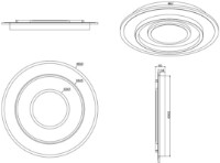 Управляемый LED светильник Trio Jora Round (R64303931) фото №2 — интернет-магазин Desire.md