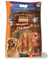 Snackuri pentru câini Nobby StarSnack Barbecue Wrapped Chicken 113g