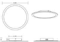 Потолочный светильник Trio R62984001 фото №2 — интернет-магазин Desire.md