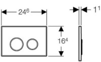 Кнопка смыва Geberit Sigma20 (115.778.KM.1) фото №2 — интернет-магазин Desire.md