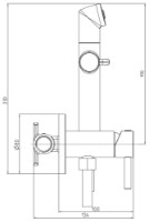 Duș igienic Herz Fresh (UH00359) imaginea #2 — magazin online Desire.md