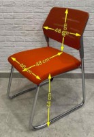 Стул ART ASB-303C Orange фото №5 — интернет-магазин Desire.md