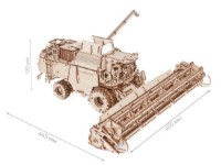 3D пазл-конструктор Ewa Toys Harvesting Combine With Grain Header фото №2 — интернет-магазин Desire.md