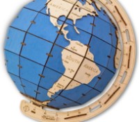 3D пазл-конструктор Ewa Toys The Globe Blue фото №2 — интернет-магазин Desire.md