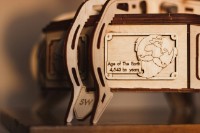 3D пазл-конструктор Ewa Toys The Globe Blue фото №6 — интернет-магазин Desire.md