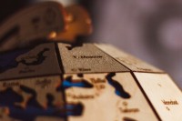 3D пазл-конструктор Ewa Toys The Globe Blue фото №9 — интернет-магазин Desire.md