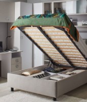 Кровать Ambianta Amigo 1.2m Gray фото №2 — интернет-магазин Desire.md