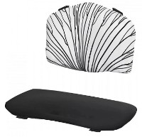 Комплект подушек для стульчика KinderKraft Enock Black/White (KAPILLENBLK0000)
