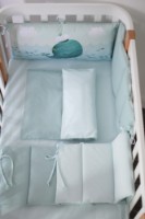 Lenjerie de pat pentru copii Veres Menthol Whale New (217.08.1) imaginea #3 — magazin online Desire.md