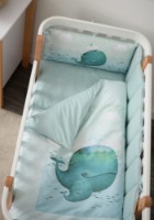 Lenjerie de pat pentru copii Veres Menthol Whale New (217.08.1) imaginea #4 — magazin online Desire.md