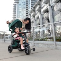 Bicicletă copii Qplay Rito Deluxe Green imaginea #3 — magazin online Desire.md