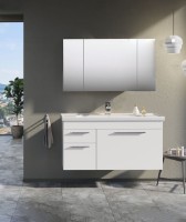 Шкаф с умывальником Orka Enez 100 White (02913) фото №3 — интернет-магазин Desire.md