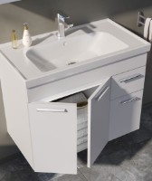 Шкаф с умывальником Orka Enez 100 White (02913) фото №4 — интернет-магазин Desire.md