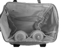 Rucsac pentru mamici Kikka Boo Siena Dark Grey imaginea #4 — magazin online Desire.md