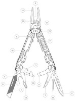 Мультитул FKMD Sog PA1001-CP фото №10 — интернет-магазин Desire.md