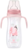 Biberon pentru bebeluș Kikka Boo Jungle King Pink 400ml (31302020134)