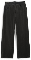 Pantaloni spotivi de dame Puma Ess Elevated Velour Straight Pants Puma Black M imaginea #2 — magazin online Desire.md