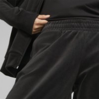 Pantaloni spotivi de dame Puma Ess Elevated Velour Straight Pants Puma Black S imaginea #4 — magazin online Desire.md