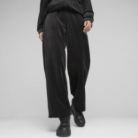 Pantaloni spotivi de dame Puma Ess Elevated Velour Straight Pants Puma Black XL imaginea #3 — magazin online Desire.md