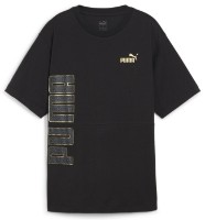 Tricou de dame Puma Power Logo Love Colorblock Tee Puma Black XXL imaginea #1 — magazin online Desire.md