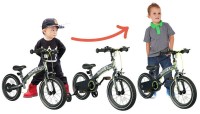 Bicicletă copii Qplay Miniby 3in1 14 Grey  imaginea #6 — magazin online Desire.md